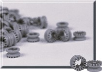 Small Gray Pulley (Pack of 100)