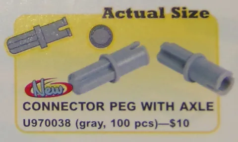 Connector Peg With Axle (Pack of 100)