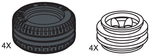 Small Lawn Tire & Hub