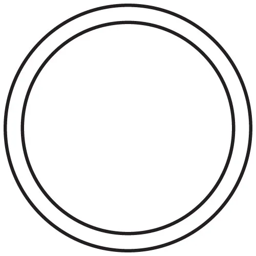 Small White Bands (Pack of 24)