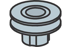 Pulleys (For micromotor, pack of 10)