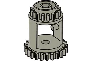 Gear Casings (Pack of 10, contained 20 prior to 2005 Dacta catalog)