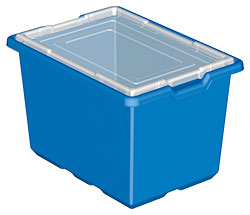 Blue Storage Bin, X-Large (16.5in x 12in x 10in)
