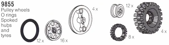 Assortment of Tires/Wheels