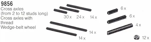 Assortment of Cross Axles