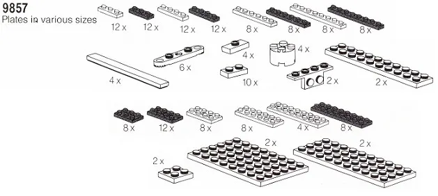 Red and Black Plates