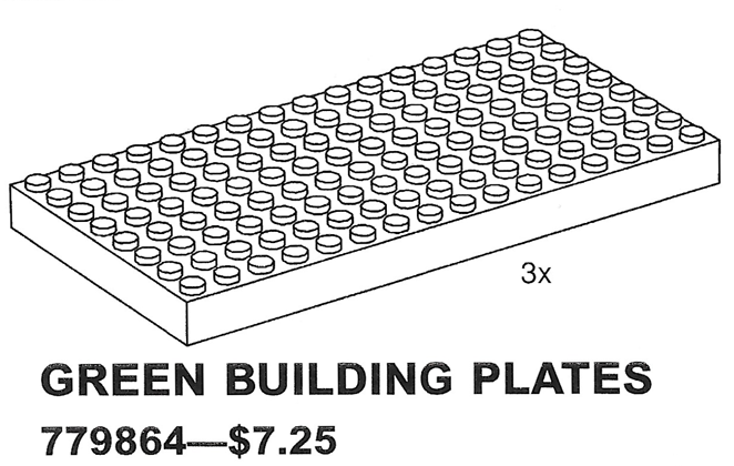 Building Plates, Green