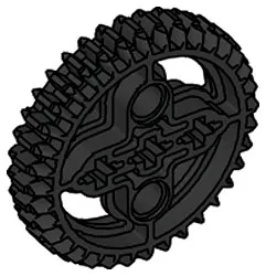 36-Tooth Double Conical Wheels (Pack of 25)