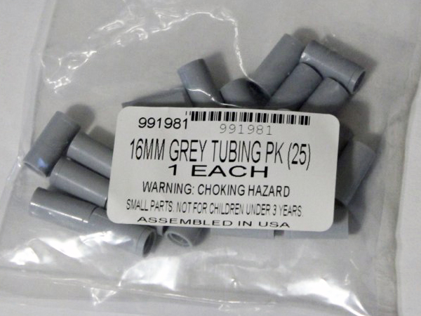 16MM Gray Tubing (Pack of 25)