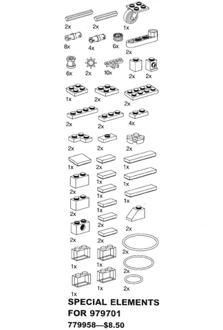 Special Elements for Control Lab Building Set (Special Elements For 979701)