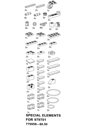 Special Elements for Control Lab Building Set (Special Elements For 979701)