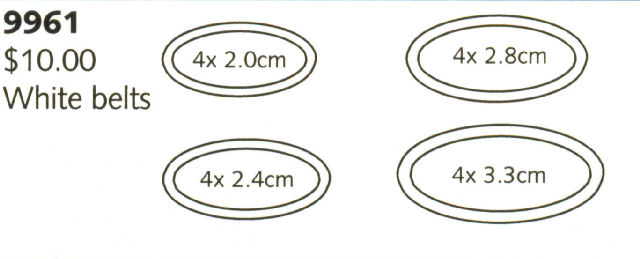 Belts, White