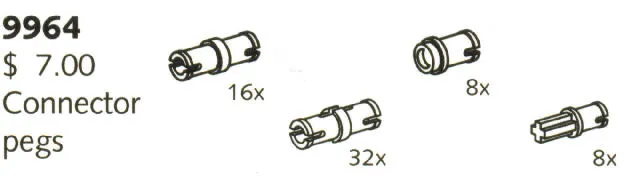 Fittings for Beams with Holes (Connector pegs)