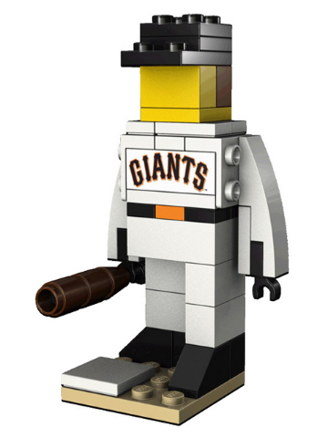 Baseball Player LEGO Day AT&T Park 2015