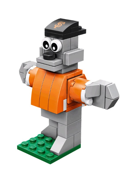 Lou Seal LEGO Day AT&T Park 2016