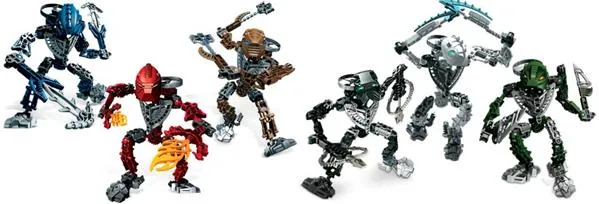 Toa Hordika Deluxe Collection (8736, 8737, 8738, 8739, 8740, 8741)