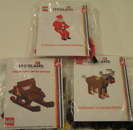 Santa with Reindeer and Sleigh (LEGOLAND California)