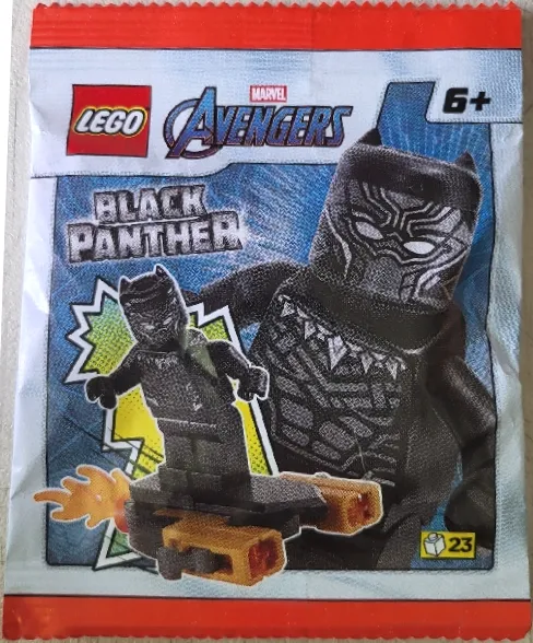 Black Panther with Hoverboard paper bag