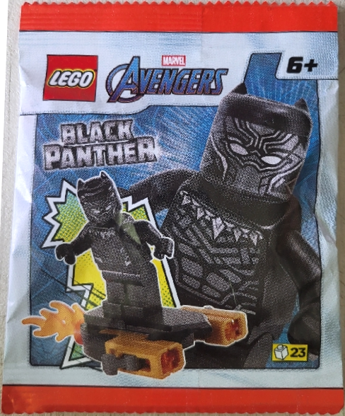 Black Panther with Hoverboard paper bag
