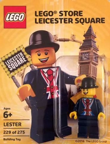 Lester - LEGO Store Grand Opening Exclusive Set, Leicester Square, London, UK blister pack