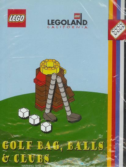 Golf Bag, Balls & Clubs (LEGOLAND California)
