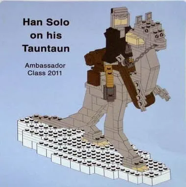 Han Solo on his Tauntaun - Miniland Scale (LEGOLAND California Ambassador Pass Exclusive)