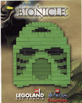 Hau Mask - Green Brick (LEGOLAND California)