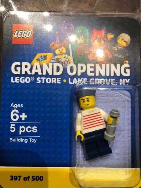 LEGO Store Grand Opening Exclusive Set, Lake Grove, NY blister pack