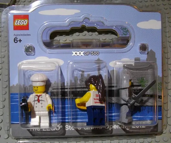 LEGO Store Grand Opening Exclusive Set, Alderwood Mall, Lynnwood, WA blister pack
