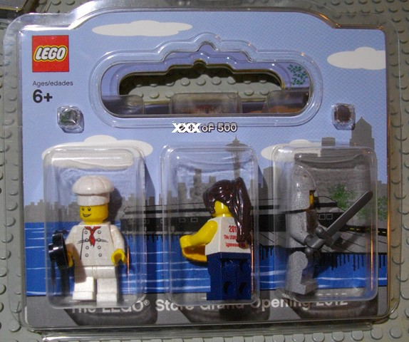 LEGO Store Grand Opening Exclusive Set, Alderwood Mall, Lynnwood, WA blister pack