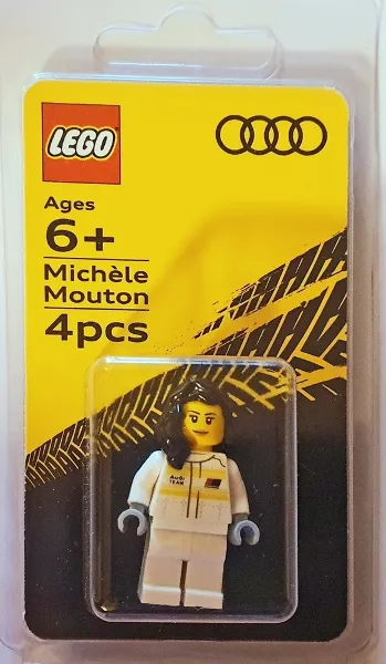 Michèle Mouton Exclusive Minifigure, 40th Anniversary of the Audi Quattro blister pack