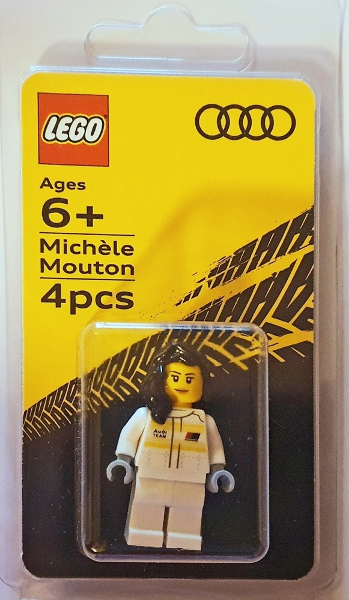 Michèle Mouton Exclusive Minifigure, 40th Anniversary of the Audi Quattro blister pack