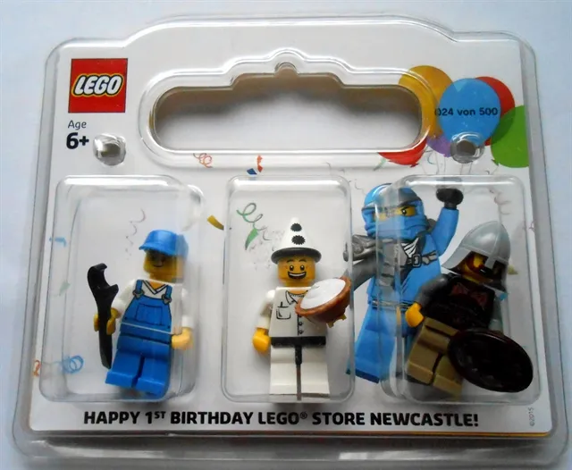 LEGO Store 1st Anniversary Exclusive Set, Newcastle, UK blister pack