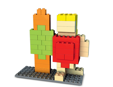 LEGO Brand Store Pick-a-Brick Model - Surfer