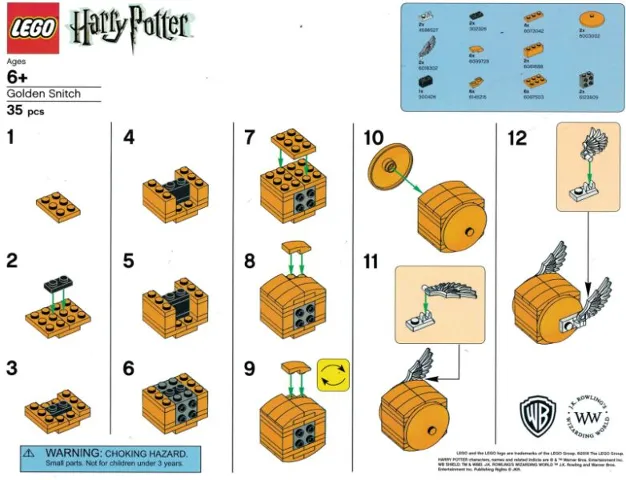 LEGO Brand Store Exclusive Build - Harry Potter Golden Snitch