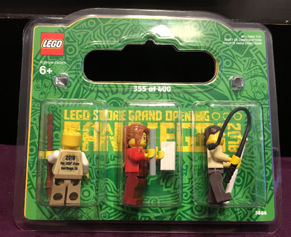 LEGO Store Grand Opening Exclusive Set, Westfield UTC, San Diego, CA blister pack