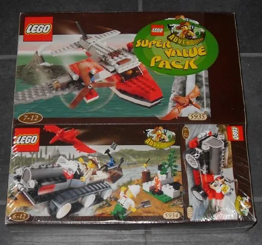 Adventurers Bundle Pack, Super Value Pack (Copack of Sets 5920, 5934, and 5935)