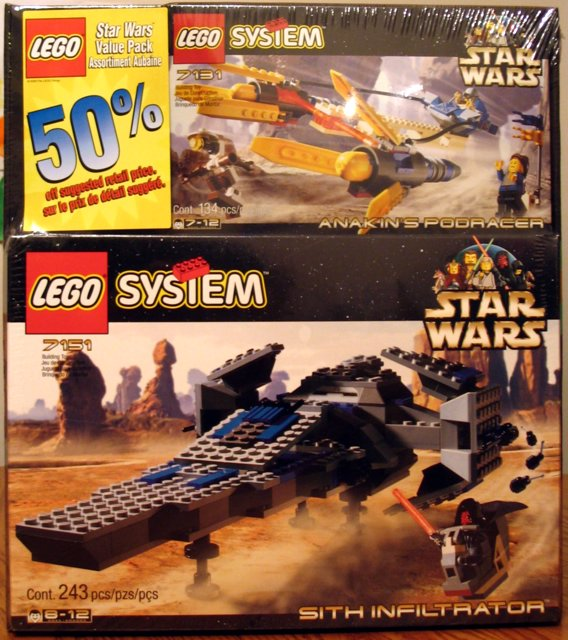 Star Wars Bundle Pack, Value Pack (Copack of Sets 7131 and 7151)