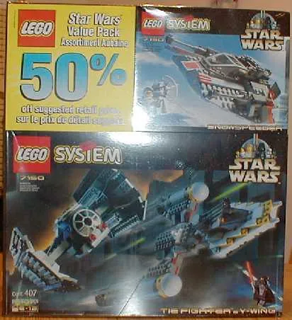 Star Wars Bundle Pack, Value Pack (Copack of Sets 7130 and 7150)