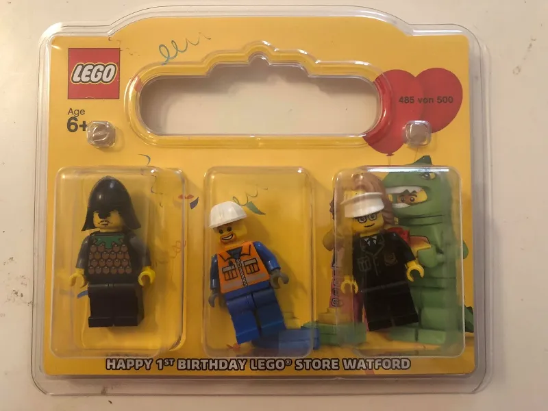 LEGO Store 1st Anniversary Exclusive Set, Watford, UK blister pack