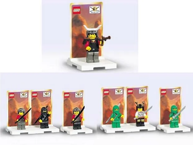 Ninja Minifigure Packs 3-Pack