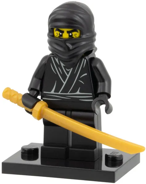 Ninja, Series 1 (Complete Set with Stand and Accessories)