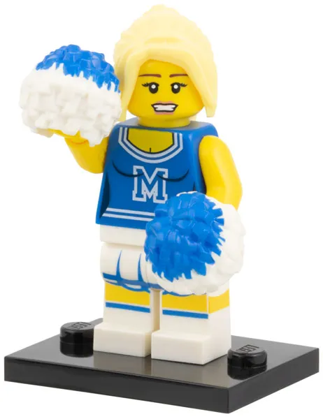 Cheerleader, Series 1 (Complete Set with Stand and Accessories)