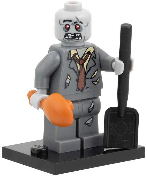 Zombie, Series 1 (Complete Set with Stand and Accessories)