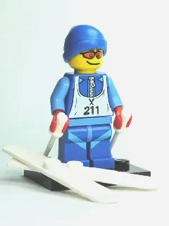 Skier, Series 2 (Complete Set with Stand and Accessories)