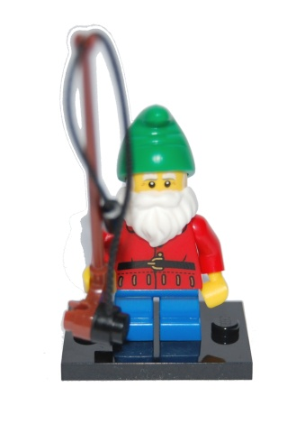 Lawn Gnome, Series 4 (Complete Set with Stand and Accessories)