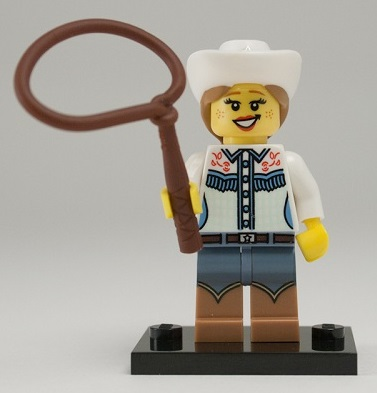 Cowgirl, Series 8 (Complete Set with Stand and Accessories)