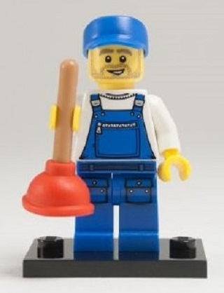 Plumber, Series 9 (Complete Set with Stand and Accessories)
