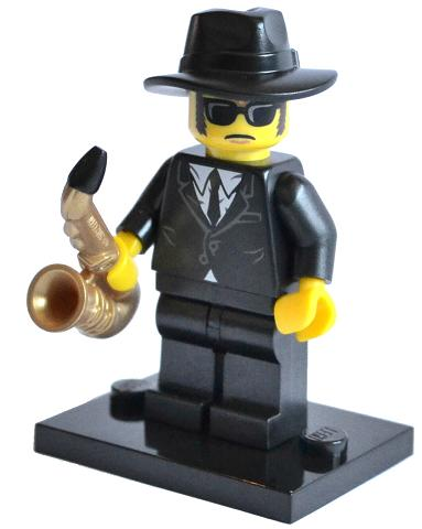 Saxophone Player, Series 11 (Complete Set with Stand and Accessories)