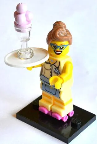 Diner Waitress, Series 11 (Complete Set with Stand and Accessories)